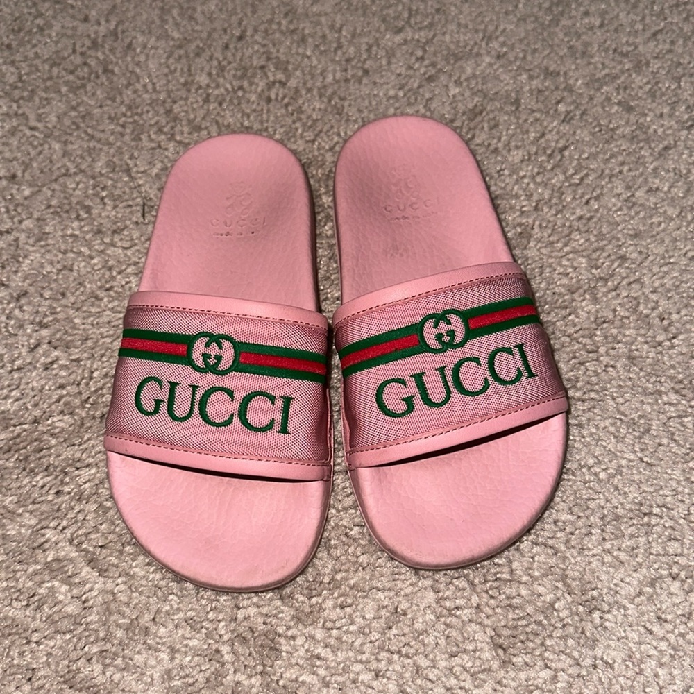 Toddler Girls Gucci Slides